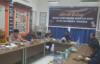 Tinjau Kesiapan Pilkada 2024, Komisi I DPRD Sumbar Lakukan Kunjungan Kerja ke KPU Padang Pariaman