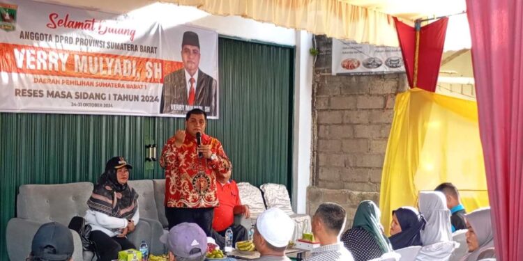 Verry Mulyadi Tampung Aspirasi Masyarakat Tarantang