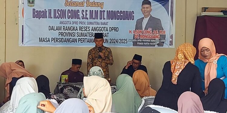 Gelar Reses di Dapil, Ilson Cong Terima Aspirasi Masyarakat Taeh Baruah