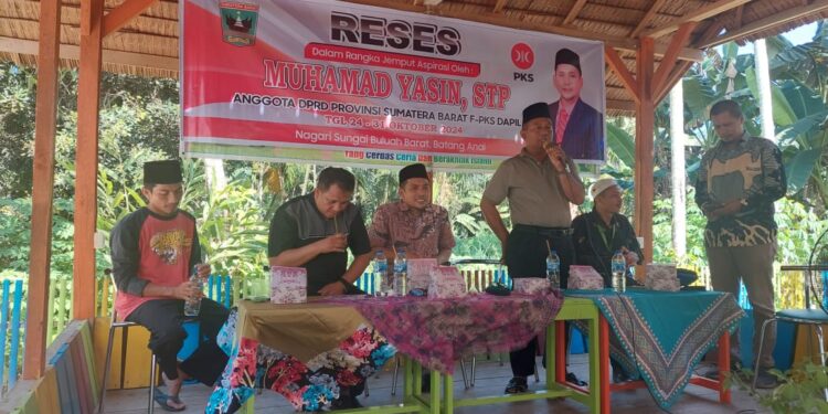 Anggota DPRD Sumbar Muhammad Yasin Laksanakan Reses, Masalah Pupuk Dikeluhkan Masyarakat