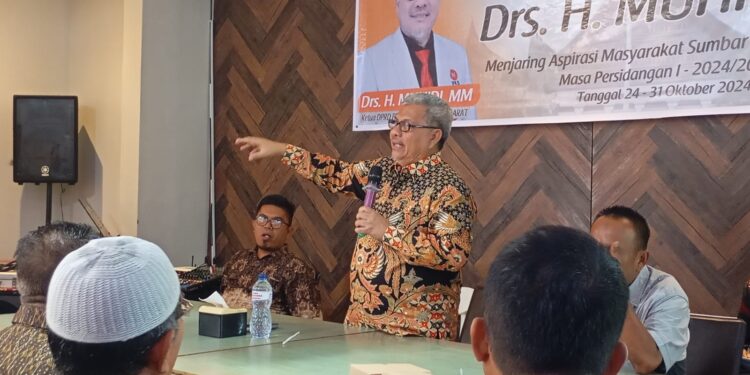 Ketua DPRD Sumbar Gelar Reses, Blank Zone dalam PPDB Dikeluhkan Masyarakat