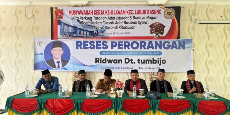Ridwan Dt Tumbijo : Kelembagaan Adat Mesti Diperkuat