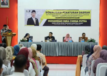 Wakil Ketua DPRD Sumbar Iqra Chissa Sosialisasikan Perda Pencegahan Penyalahgunaan Narkoba