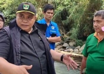 Verry Mulyad Tinjau Irigasi di Kota Padang
