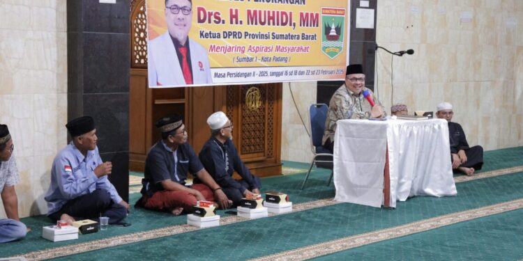 Ketua DPRD Sumbar Jemput Aspirasi Warga Padang Sarai