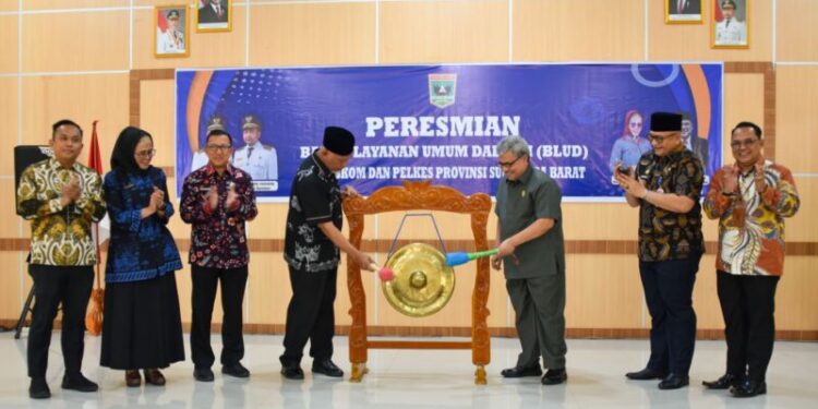 Ketua DPRD Sumbar Hadiri Peresmian BLUD BKOM dan Pelkes Sumbar