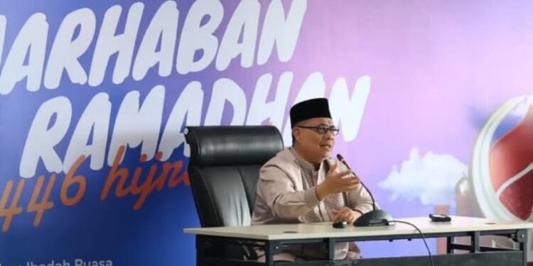 Ketua DPRD Sumbar  Berikan Tausiyah Ramadhan di Bank Nagari