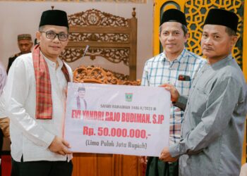 Safari Ramadhan di Masjid M Nur Andalas, Evi Yandri Sorot masalah Tawuran dan Narkoba