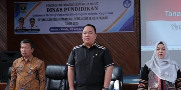 Nanda Satria Jadi Narasumber Bimtek Kesehatan Mental Remaja di Padang