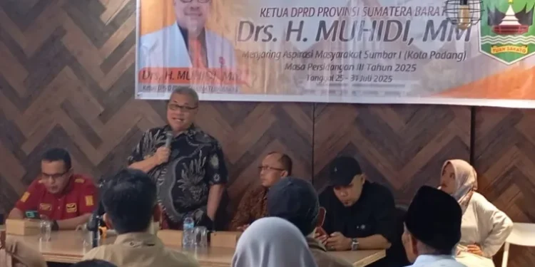 Ketua DPRD Sumbar Reses di Padang Timur