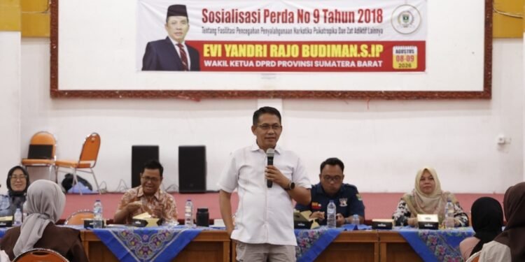 Wakil Ketua DPRD Sumbar Evi Yandri: Pengguna Narkoba Adalah Korban, Bukan Sampah Masyarakat